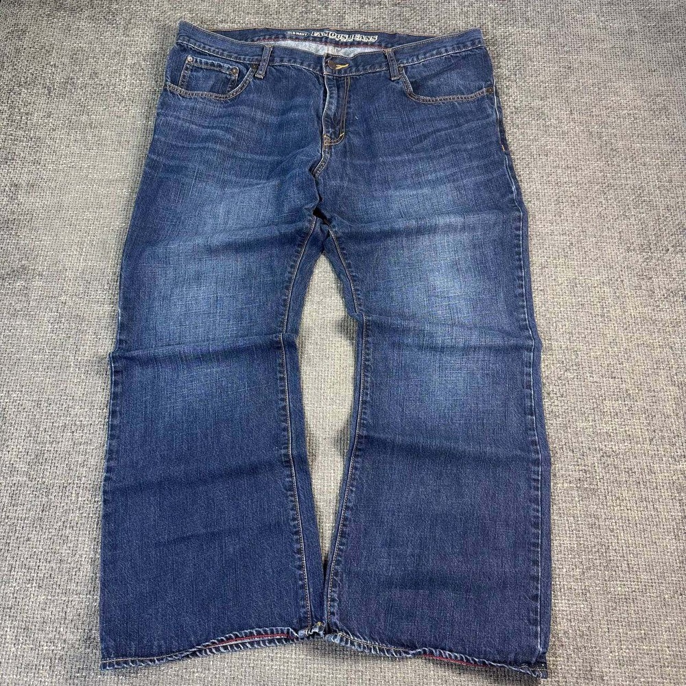 Old Navy Famous Jeans Bootcut Mens 42x30 Blue Medium Wash Denim Y2K Style